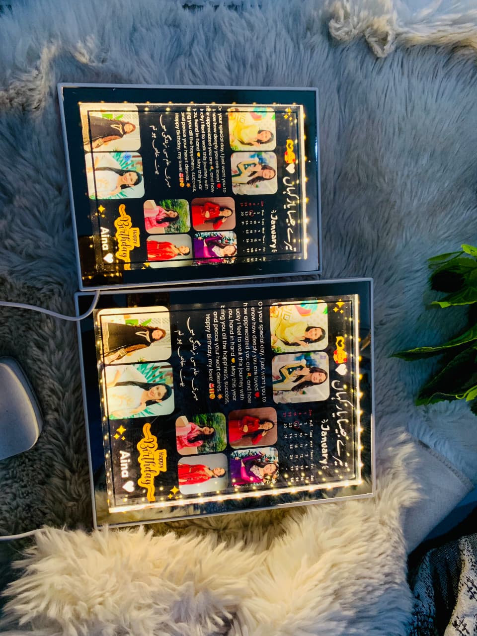 Customized photo frames